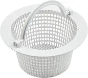 Skimmer Basket Portable Skimmer Basket, Lightweight Pool Basket Skimmer with Built-in Handle, PVC Pool Filter Basket, Skimmer Basket for Inground Pool or Above Ground Pool