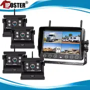 7" IPS Monitor DVR Wireless Standby Solar Magnetic Backup Camera
