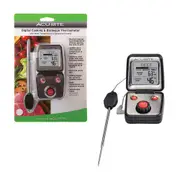 Acurite Stainless Steel Probe Digital Cooking & Barbeque Thermometer Gauge Black