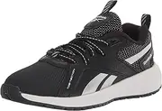 [Reebok] Boy's Durable XT Running Shoe, Black/Silver Metallic/White, 12.5 Little Kid
