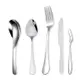 不鏽鋼餐具 環保餐具 不鏽鋼湯匙 叉子 湯匙 餐匙 餐刀 小叉子 水果叉 湯勺 餐具 X000 (1.2折)