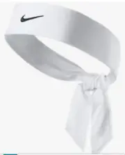 Nike Dri-Fit Head Tie 3.0 Adult Unisex Vivid White/Black