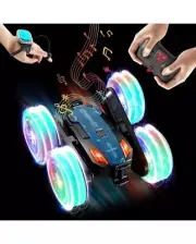 Remote Control Car - Double-Sided 360° Rotating, 4WD, 2.4GHz Rechargeable wit...