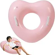 Toddler Swimming Pool Float - Heart Shaped Pool Tubes Floating Water Supplies | Infant Swim Ring for Beach Wedding Bridal Shower G
