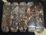 Supreme/Ernie Barnes Skateboard (Set of 5) Confirmed Order Ships Asap IN HANDS