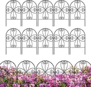 [Rukjmqi] Garden Fence Border | Garden Fencing - 10x Yard Border Decor for Pet Area Rabbits Lawn Patio Outdoor Pets