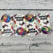 4 Pack Hip Hop Pops Fidget Toy Bouncing Bowl Multi Color Viral Jumping Ball NEW