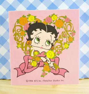 【震撼精品百貨】Betty Boop 貝蒂 便條本-粉玫瑰 震撼日式精品百貨