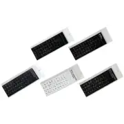 18x6.5cm Keyboard Layout Stickers Hebrew English Arabic Russian Letters Film