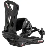 Nitro Staxx 2024 Snowboard Bindings Men's Black L