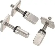 3 Surfboard Longboard Sliding Fin Screw & Fin Plate Replacement Kit for Stand Up Paddle Body Board