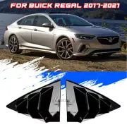 For Holden Commodore ZB Sedan Glossy Black Rear Side Window Vent Louver 2PCS