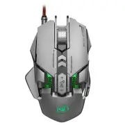 J800 6400 DPI Wired LED RGB Backlight Full-key 7 Mechanical Gaming Mouse for PC Laptop