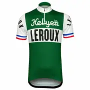 Retro Helyett LeRoux Cycling Jersey Bicycle Jersey Cycling Shirt Cycling Tops