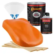 HOT ROD FLATZ Sunset Orange Quart Kit URETHANE Flat Auto Car Paint Kit