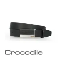 在飛比找momo購物網優惠-【Crocodile】鱷魚皮件 真皮扣式皮帶 0101-40