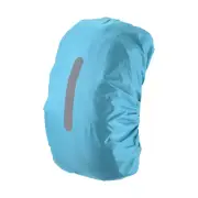 30-40L Waterproof Backpack Rain Cover Non-Slip Backpack Cover S Light Blue