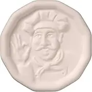 JBK Pottery Chef Design Ceramic Pot Minder - Helps Prevent Boil Overs
