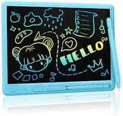 LCD Writing Tablet, 15 Inch Colorful Drawing Doodle Board for Kids, Kids Travel Learning Toys Christmas Birthday Gifts for 3 4 5 6 7 8 Year Old Boys and Girls