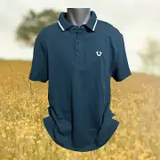 True Religion @ Mens POLOSHIRT Color Dark Agave @ Size L