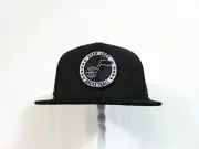New Era NBA Utah Jazz 2018 Tip Off Black & Gray 9FIFTY Snapback Hat Sz OSFM RARE