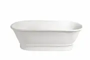 Turner Hastings Cambridge 156x74cm TitanCast Solid Surface Bath, Satin Silk