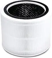 LEVOIT Core 200S-RF Air Purifier Filter, 3-in-1 HEPA, High-Efficiency Activated Carbon, White [Energy Class A++]