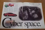 1998 Dodge Intrepid 2-Page Print Ad/Poster Cyberspace 16x11