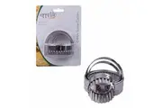 Appetito Crinkle Scone Cutters Cookie Presses Pastry Cuters 3 pc Stainless Steel