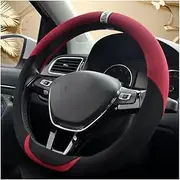 Steering Wheel Cover 38Cm 15 Inches Summer Ventilation Ice Silk Car Steering-Wheel Cover Sport Styling Auto Steering Wheel Covers Anti-Slip Steering Wheel Cover Accessori Auto (Color : 3)