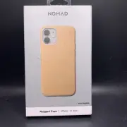 Nomad Case for iPhone 12 Mini Rugged CASE, Natural Leather