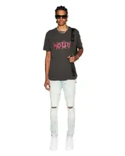 Sabbath Kash Short Sleeve Tee - Faded Black | Ksubi ++