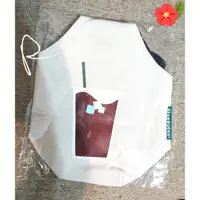 在飛比找蝦皮購物優惠-全新品 ☆星巴克 Starbucks 品牌經典 純棉環保杯袋