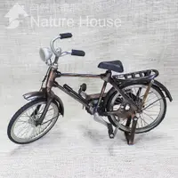 在飛比找i郵購優惠-【自然屋精品】手工模型腳踏車 迷你腳踏車 模型 古早工藝 復