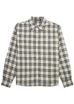Acne Studios Checked Flannel Shirt - White And Black - M M