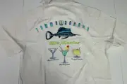 Tommy Bahama Camp Shirt Marlin Mix Continental Embroidered Panelback Small S
