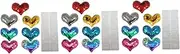 Operitacx Reversible Sequin Patch 42 Pcs Child Key Chain Self Made Sequin Applique