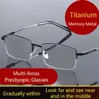 Smart Progressive Multifocal Reading Glasses Blue Light Blocking Computer Reader