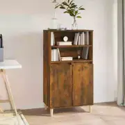 NNEVL Highboard Smoked Oak 60x36x110 cm Engineered Wood