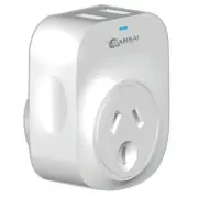 Sansai STV-3010 Outbound USB Travel Adapter - NZ / AU to Europe Plug USB-A - EU
