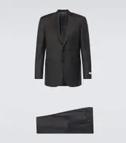 [Canali] Canali Single-breasted wool suit AU 96 black