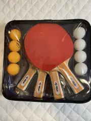 Rally Roar Premium Table Tennis, Ping Pong Paddle Set W/ Case. Brand New In Box