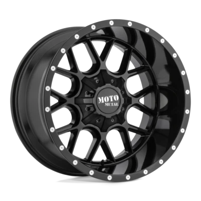 Moto Metal MO986 Siege 20x10 5x127/5x139.7 -18mm Gloss Black Wheel