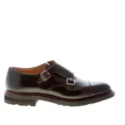 CHURCH'S men shoes WADERBRIDGE black polished leather monk strap Goodyear