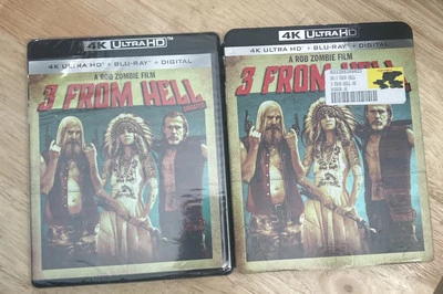 3 From Hell 4K (2019) - 4K UHD Blu-ray - Unrated - Rob Zombie -NEW Authentic US