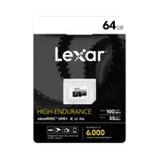 Lexar High Endurance MicroSDHC /XC 64GB Memory Card