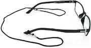 [OATIPHO] Black Nylon Eyeglasses Cord Skid Sunglasses Holder Neck String for and Long Lightweight Durable Design