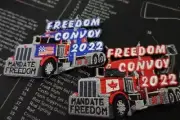 VELCRO® BRAND Fastener HOOK & LOOP MORALE PATCH 2 Piece Freedom Convoy