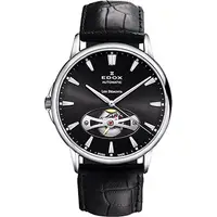 在飛比找PChome24h購物優惠-EDOX Les Bemonts Open Vision 薄