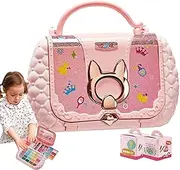 Setauoo Kids Play Makeup | Washable Kids Play Makeup Kit for Girl,Real Make Up Set, Little Girls Makeup Kit with Mirrors for Kid Princess, Christmas Birthday Toys for Girl 7-14 Year Old